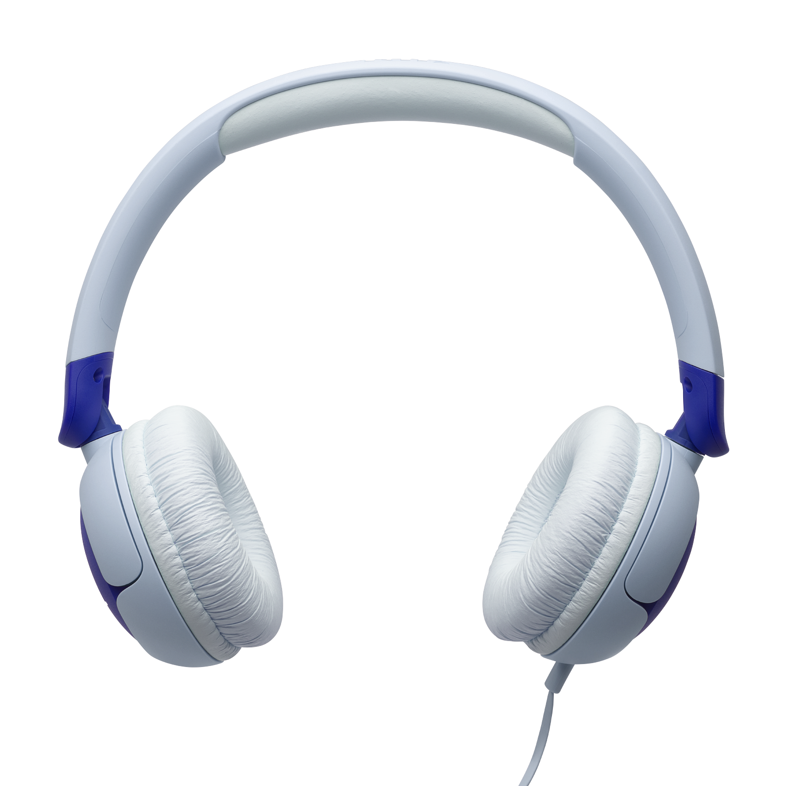JBL Junior 320 - Blue - Wired on-ear kids headphones - Back